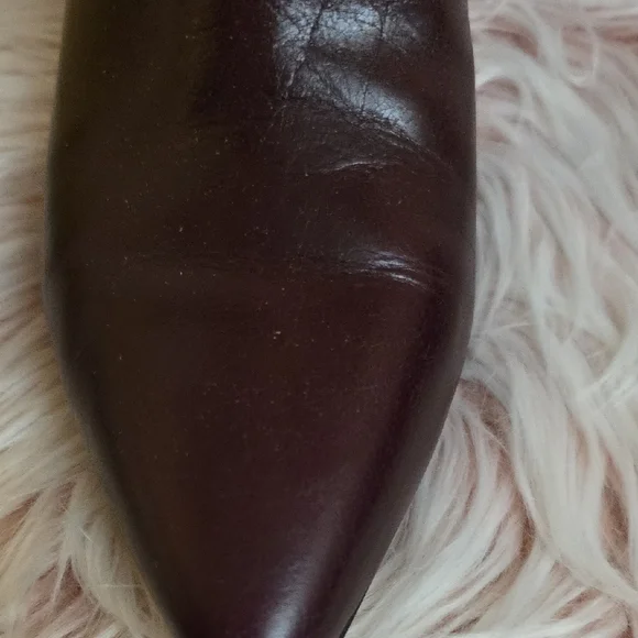 Vince Camuto Brown Ankle Boots with Buckle Straps - Picture 12 of 16